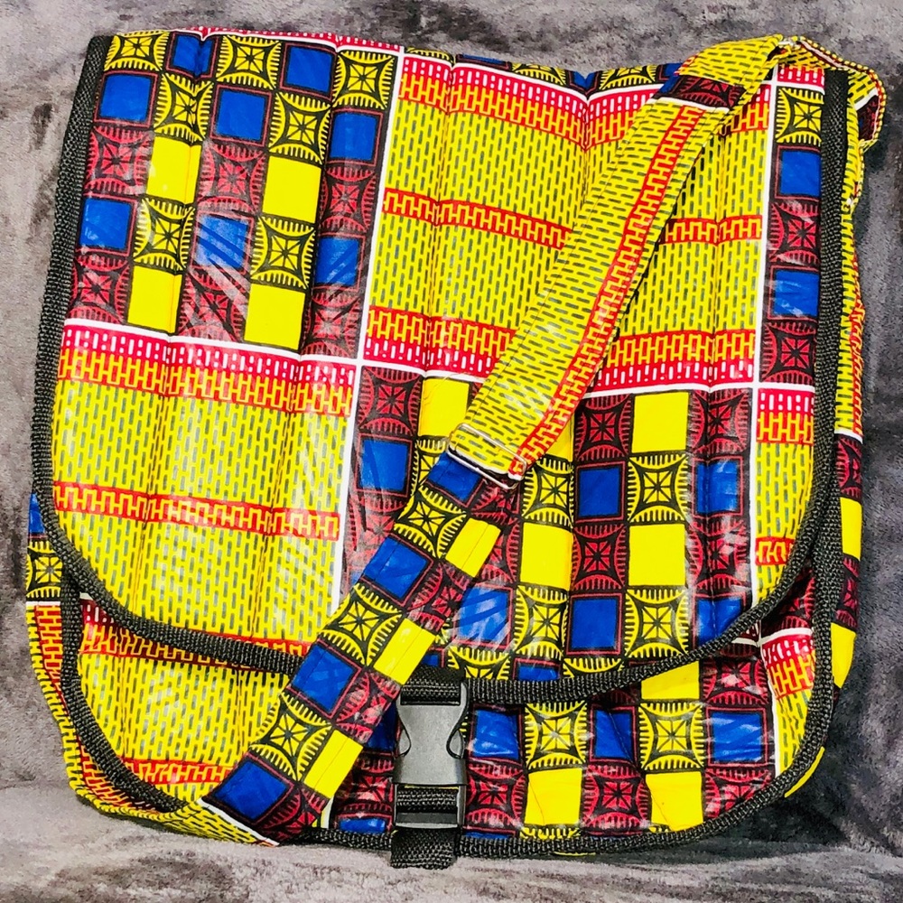 African fabric crossbody bag